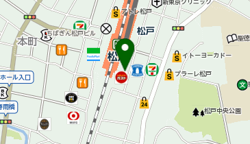 ガシャポンのデパート松戸店の地図画像