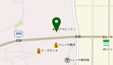 ガシャポンのデパートトレッサ横浜店の地図画像