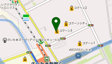 ガシャポンヨドバシカメラ マルチメディアさいたま新都心の地図画像