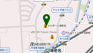 ガシャポンのデパートららぽーと海老名店の地図画像