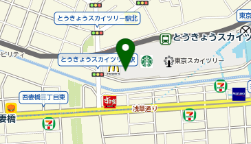 ガシャポンバンダイオフィシャルショップ東京ソラマチ店の地図画像