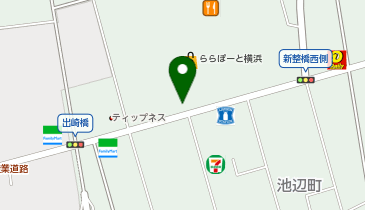 ガシャポンのデパートイトーヨーカドーららぽーと横浜店の地図画像