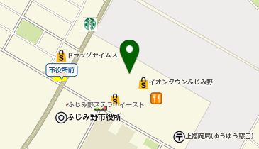 ガシャポンのデパートイオンタウンふじみ野店の地図画像
