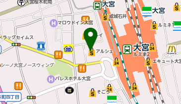 ガシャポン大宮がちゃ処の地図画像