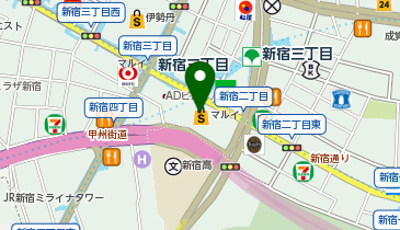 ガシャポンバンダイオフィシャルショップ新宿マルイアネックス店の地図画像