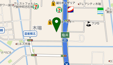 ガシャポンのデパートイトーヨーカドー木場店の地図画像