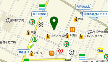 ガシャポン#C-plaコピス吉祥寺の地図画像