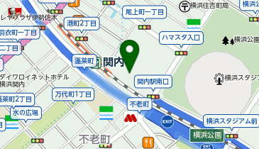 ガシャポンJR関内駅 改札内の地図画像