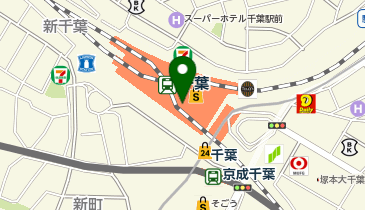 ガシャポン#C-pla千葉ペリエの地図画像