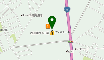 ガシャポンガシャココ ワンズモールの地図画像