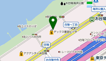 ガシャポン#C-plaデックス東京ビーチの地図画像