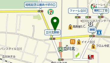 ガシャポン本屋さんのガシャポンのデパートオリオン書房ノルテ店の地図画像