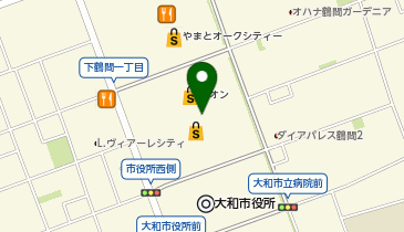 ガシャポン#C-plaイオンモール大和の地図画像