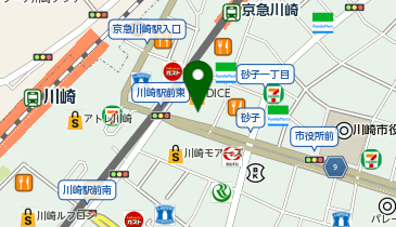 ガシャポン本屋さんのガシャポンのデパートTSUTAYA BOOKSTORE 川崎駅前店の地図画像