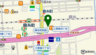 ガシャポン#C-plaパルコ錦糸町の地図画像