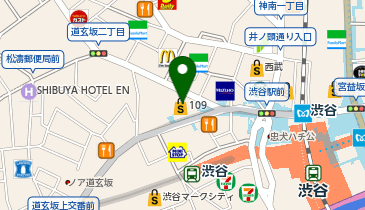 ガシャポン#C-pla渋谷109の地図画像