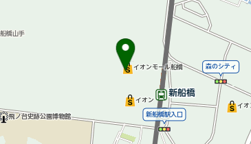 ガシャポンガチャガチャの森イオンモール船橋店の地図画像