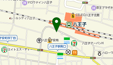 ガシャポンガチャガチャの森八王子オーパ店の地図画像