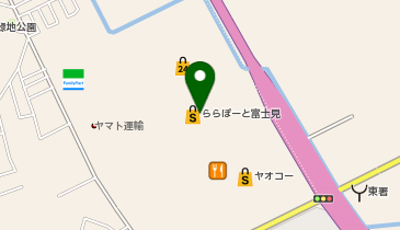 ガシャポンガシャココららぽーと富士見の地図画像