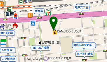 ガシャポンガシャココカメイドクロックの地図画像