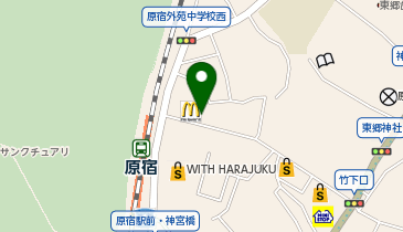 ガシャポンカプセルラボ原宿の地図画像