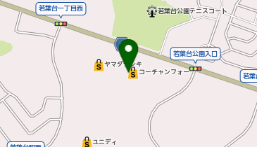 ガシャポンガシャコココーチャンフォー若葉台の地図画像