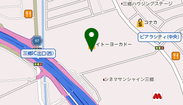 ガシャポンCapsule parkイトーヨーカドー三郷店の地図画像