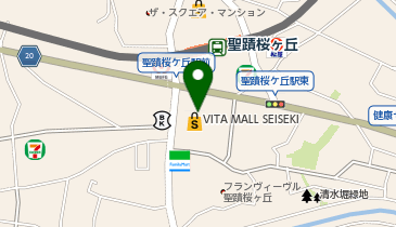 ガシャポン#C-pla聖蹟桜ケ丘ヴィータの地図画像