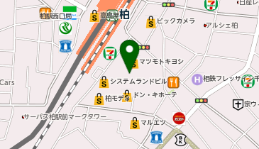 ガシャポンバンダイオフィシャルショップTSUTAYA柏駅前店の地図画像