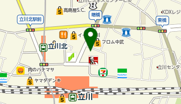 ガシャポンガチャガチャの森ビックカメラ立川店の地図画像