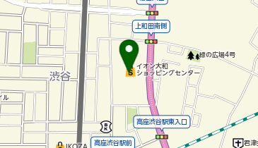 ガシャポンバンダイオフィシャルショップ未来屋書店大和店の地図画像