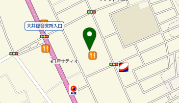 ガシャポンバンダイオフィシャルショップ未来屋書店大井店の地図画像