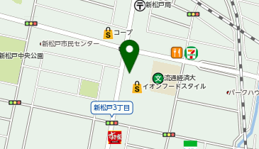 ガシャポンバンダイオフィシャルショップ未来屋書店新松戸店の地図画像