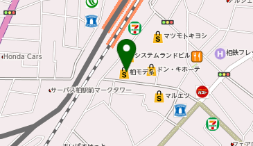 ガシャポン#C-pla柏モディの地図画像