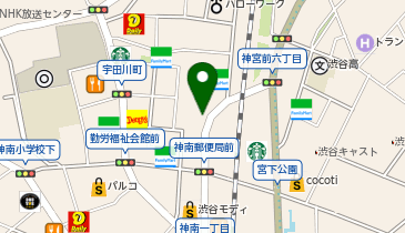 ガシャポンニトリ渋谷公園通り店の地図画像