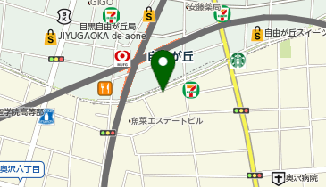ガシャポンガチャガチャの森自由が丘店の地図画像