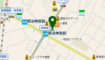 ガシャポン#C-pla東急プラザ表参道オモカドの地図画像