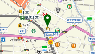 ガシャポン#C-pla千葉駅前の地図画像