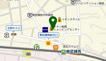 ガシャポンバンダイオフィシャルショップイオンシネマ板橋店の地図画像