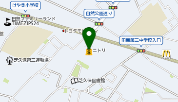ガシャポンニトリ田無店の地図画像