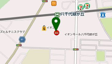 ガシャポンバンダイオフィシャルショップイオンモール八千代緑が丘店の地図画像