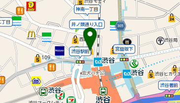 ガシャポンバンダイナムコ Cross Store MAGNET by SHIBUYA109店の地図画像