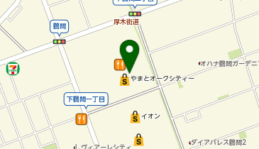 ガシャポンのデパートイトーヨーカドー大和鶴間店の地図画像