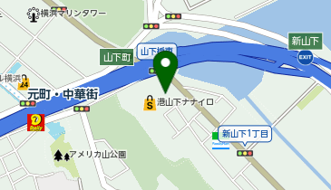 ガシャポンガシャココ港山下ナナイロの地図画像