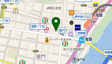ガシャポンガシャココ浅草の地図画像