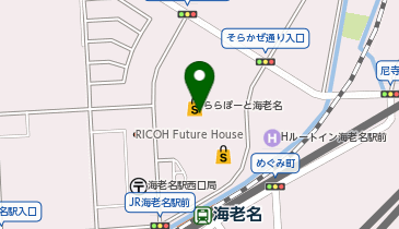 ガシャポンガシャココららぽーと海老名の地図画像