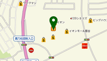 #C-pla イオンモール富谷店の地図画像