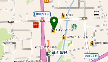 #C-pla みのおキューズモール店の地図画像