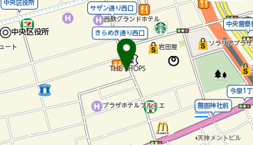 #C-pla 天神西通り店の地図画像