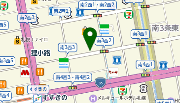 #C-pla 狸小路2丁目店の地図画像